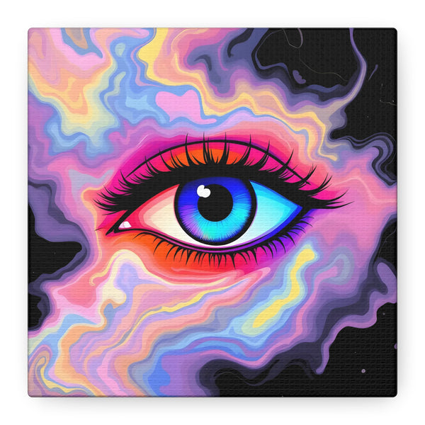 PsEyeFlow #23 - Nebula Gaze on Matte Canvas, Stretched, 1.25"