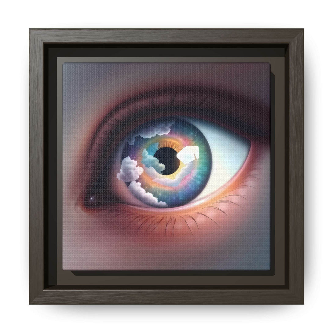 PsEyeDream #2 - Celestial Vision on Framed Matte Canvas - Highdellic