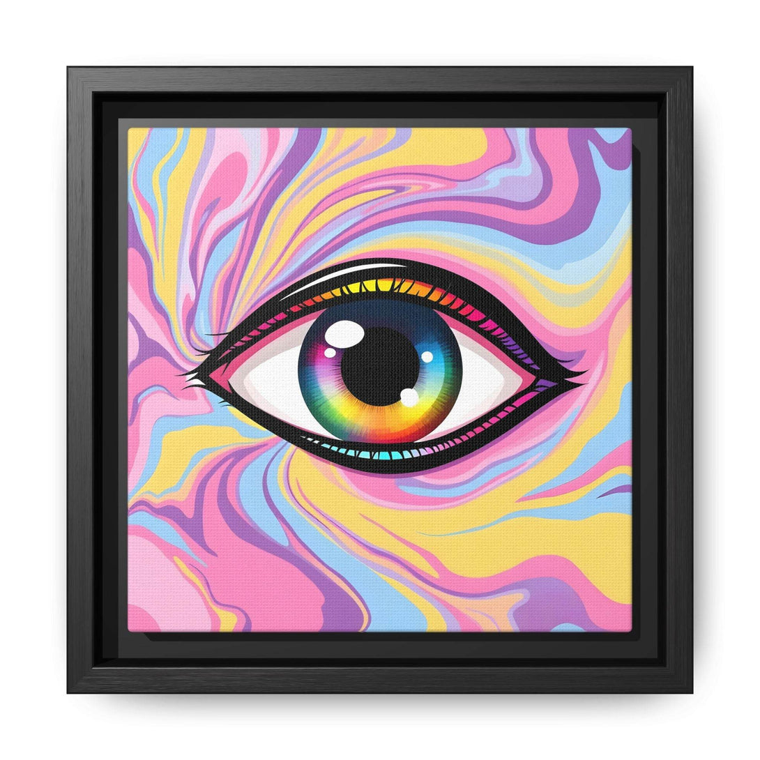 PsEyeFlow #29 - Spectrum Gaze.b (Matte Canvas, Framed (Multi-color)) - Highdellic