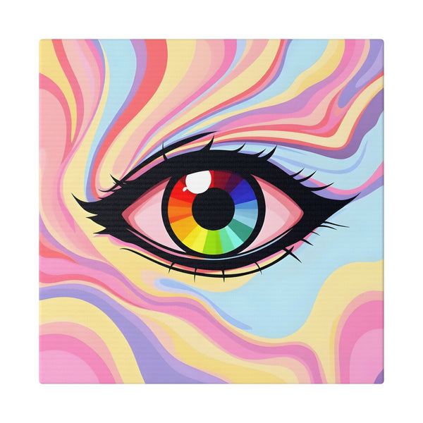 PsEyeFlow #15 - Chromatic Dream (Classic Stretched Canvas)