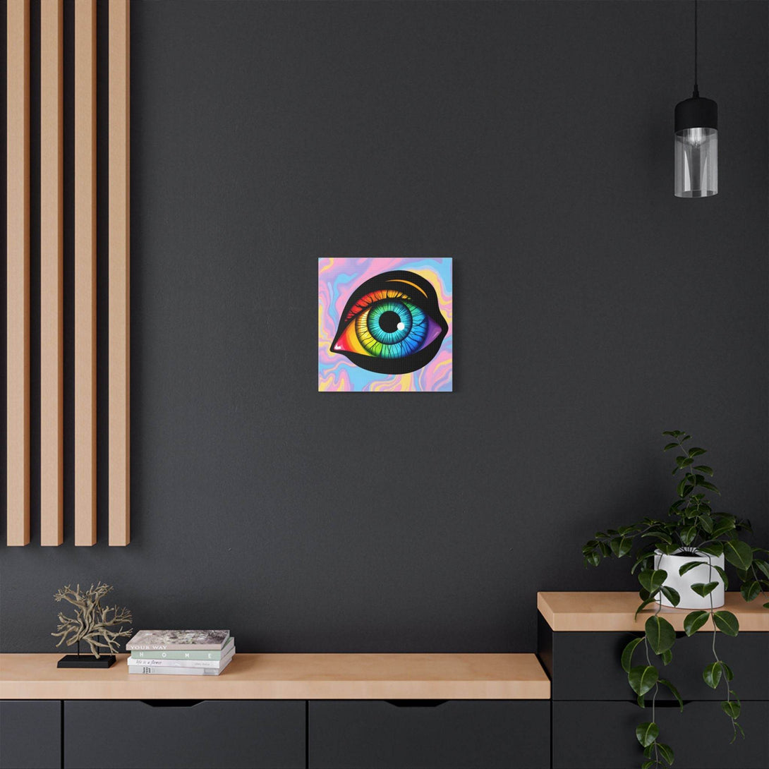 PsEyeFlow 4 - Chromatic Vision. (Satin Canvas, Stretched) - Highdellic