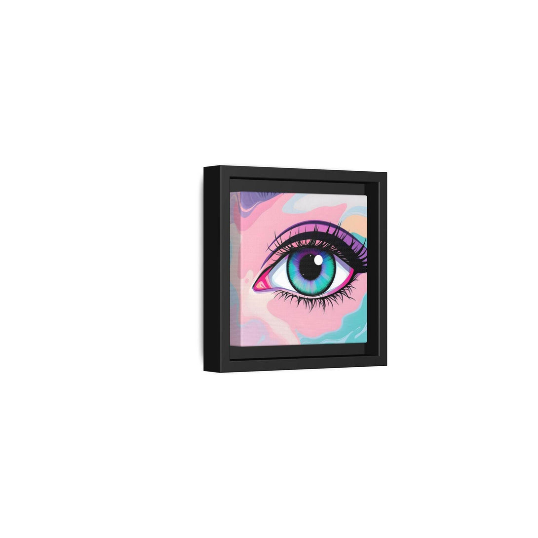PsEyeFlow #2 – Lucid Gaze. ( Colorful Framed Matte Canvas Decor ) - Highdellic
