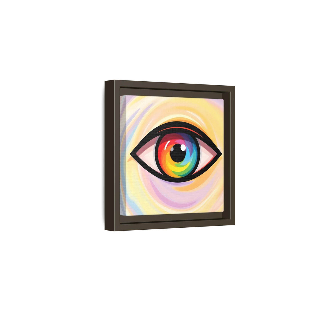PsEyeFlow #18 - Ethereal Visionb. ( Colorful Framed Matte Canvas Decor ) - Highdellic
