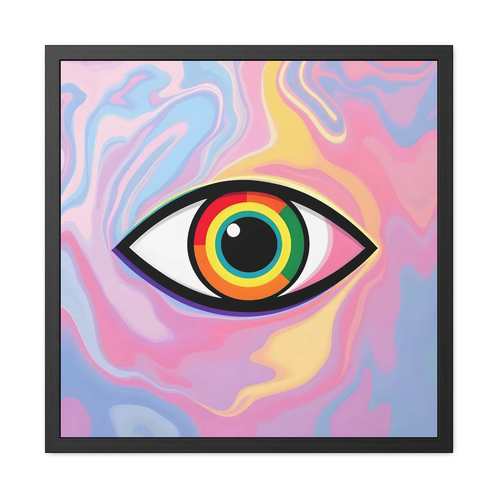 PsEyeFlow #6 - Vortex Vision. ( wood Framed semi-gloss coated paper )