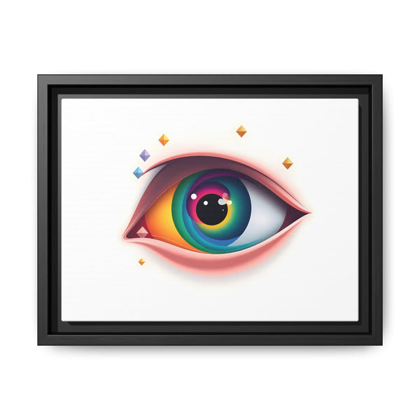 Copy of Dream #99 – Spectrum of Stillness (Horizontal Framed Matte Canvas)