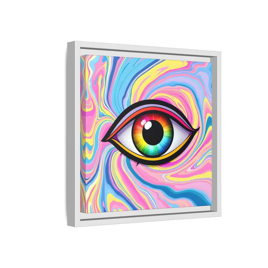 PsEyeFlow #31 - The Kaleidosoul on Framed Matte Canvas - Highdellic