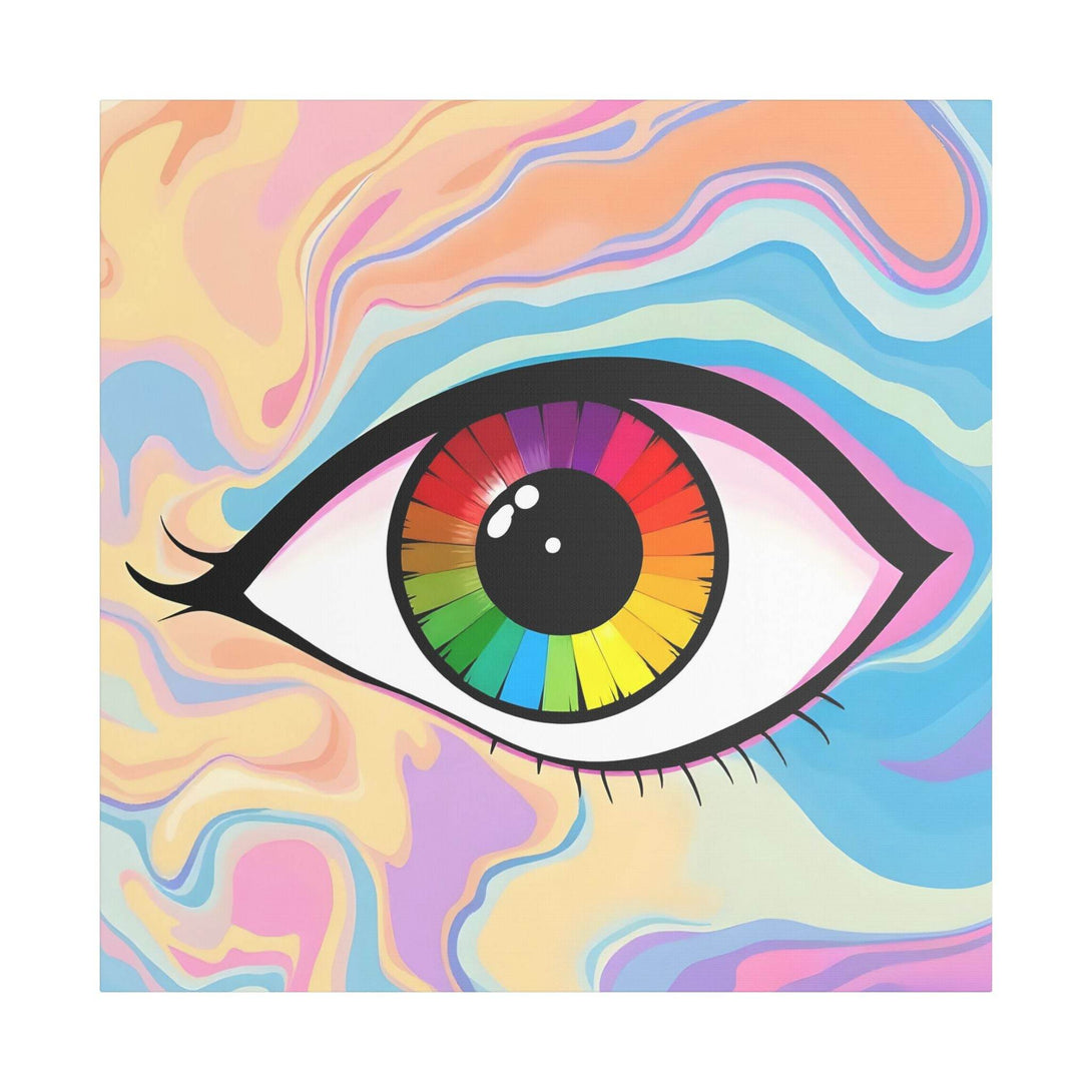 PsEyeFlow #1 – Prism Vision. (Satin Canvas, Stretched) - Highdellic