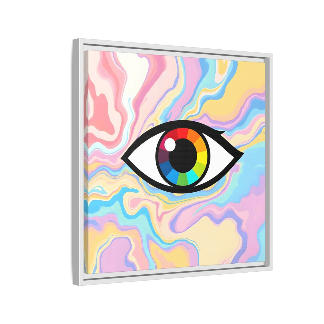PsEyeFlow #30 - Spectrum Vision (Matte Canvas, Framed (Multi-color)) - Highdellic