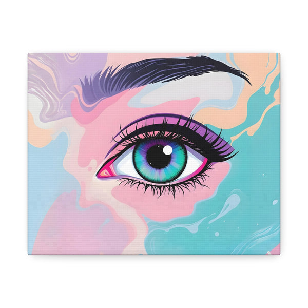 PsEyeFlow #2 – Lucid Gaze (Horizntal Stretched Cotton Canvas)