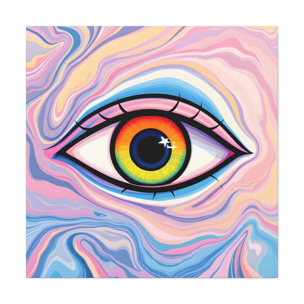 PsEyeFlow #9 - Celestial Stare. (Matte Canvas, Stretched, 1.25")