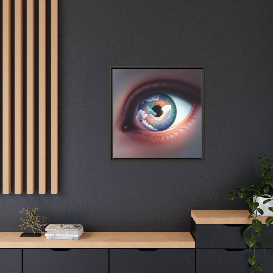 PsEyeDream #2 - Celestial Vision on Framed Matte Canvas - Highdellic
