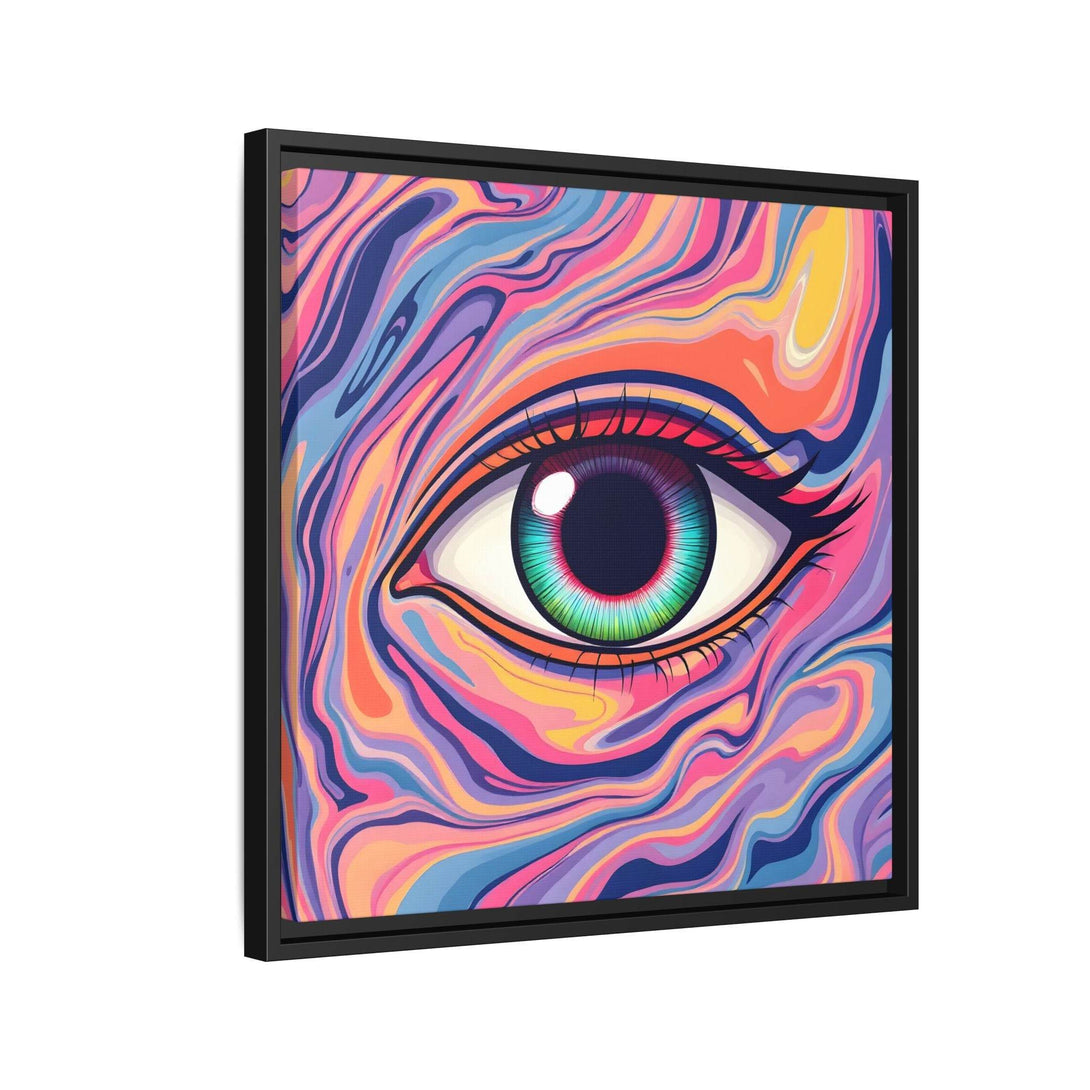 PsEyeFlow #26 - Vivid Echo - (Matte Canvas, Framed (Multi-color)) - Highdellic