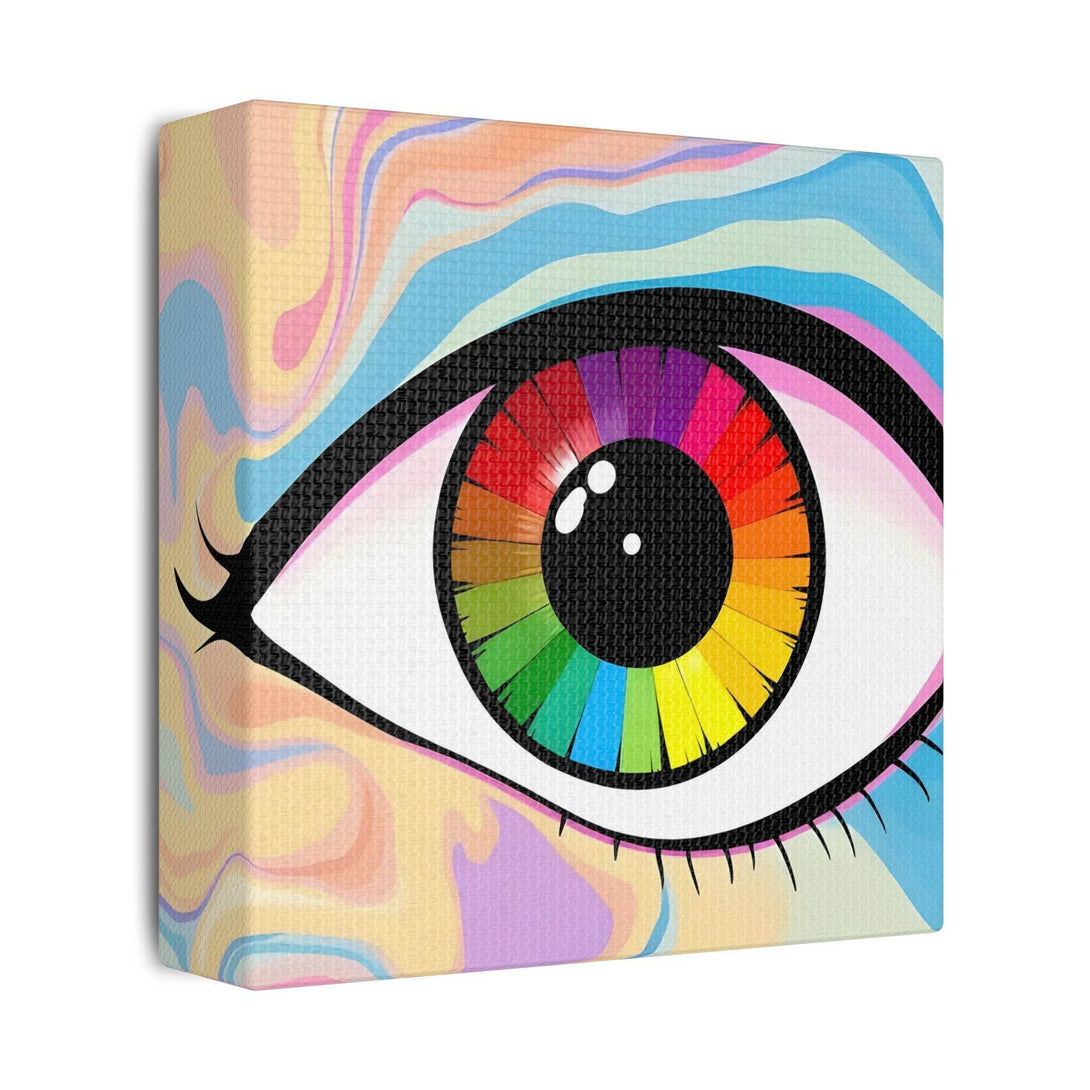 PsEyeFlow #1 – Prism Vision. (Satin Canvas, Stretched) - Highdellic