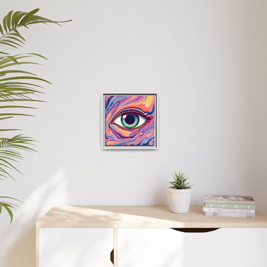 PsEyeFlow #26 - Vivid Echo - (Matte Canvas, Framed (Multi-color)) - Highdellic