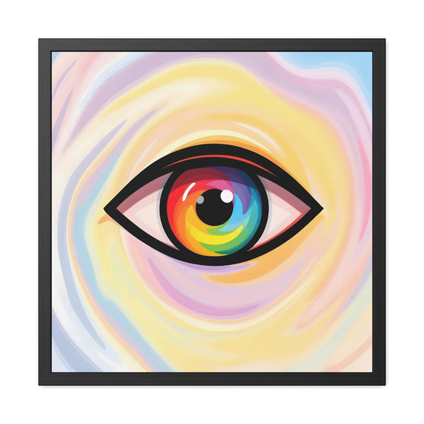 PsEyeFlow #18 - Ethereal Vision (Framed Poster)