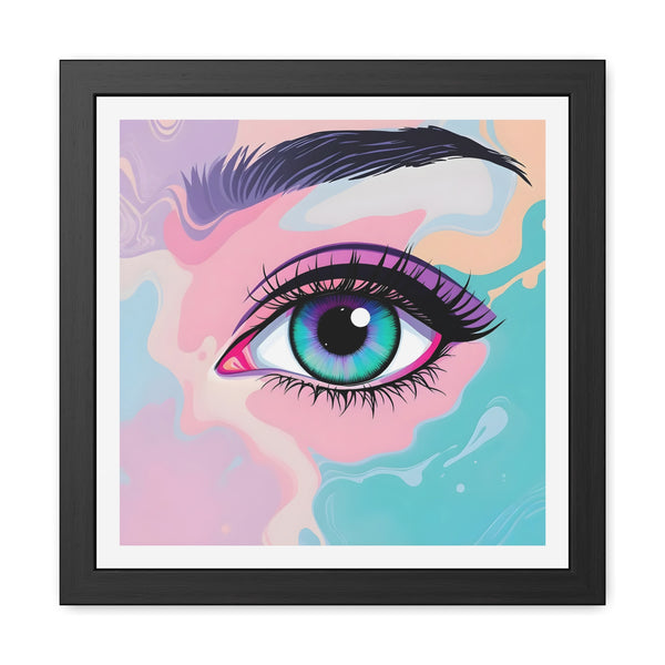 PsEyeFlow #02 – Lucid Gaze (Framed Poster)