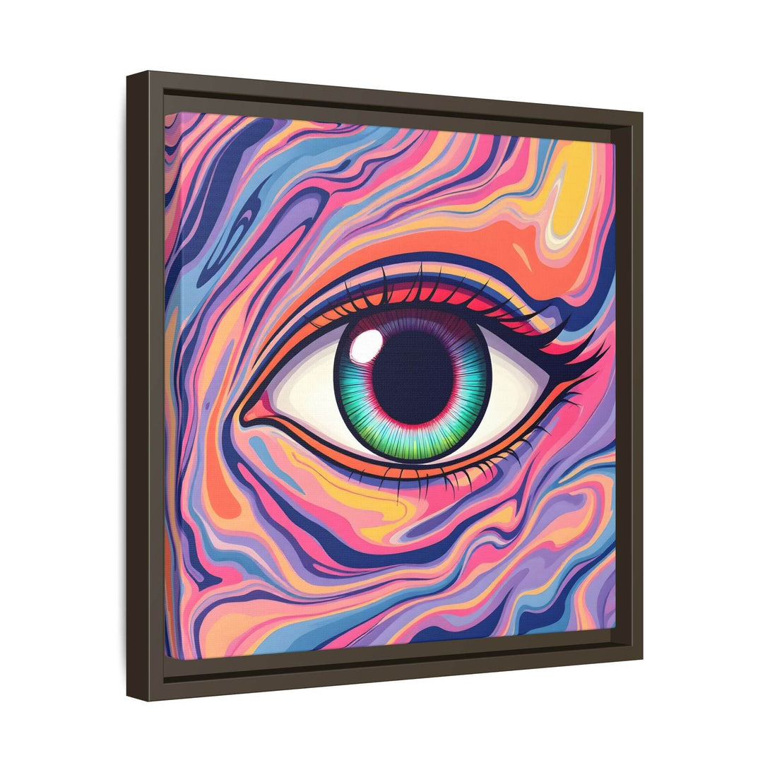 PsEyeFlow #26 - Vivid Echo - (Matte Canvas, Framed (Multi-color)) - Highdellic