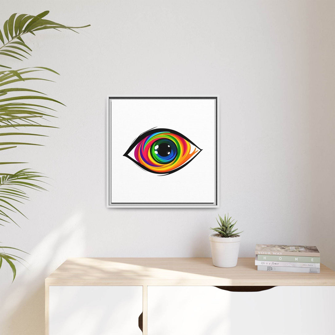 PsEyeGo 1 – Vortex Vision on Framed Matte Canvas (Multi-color) - Highdellic