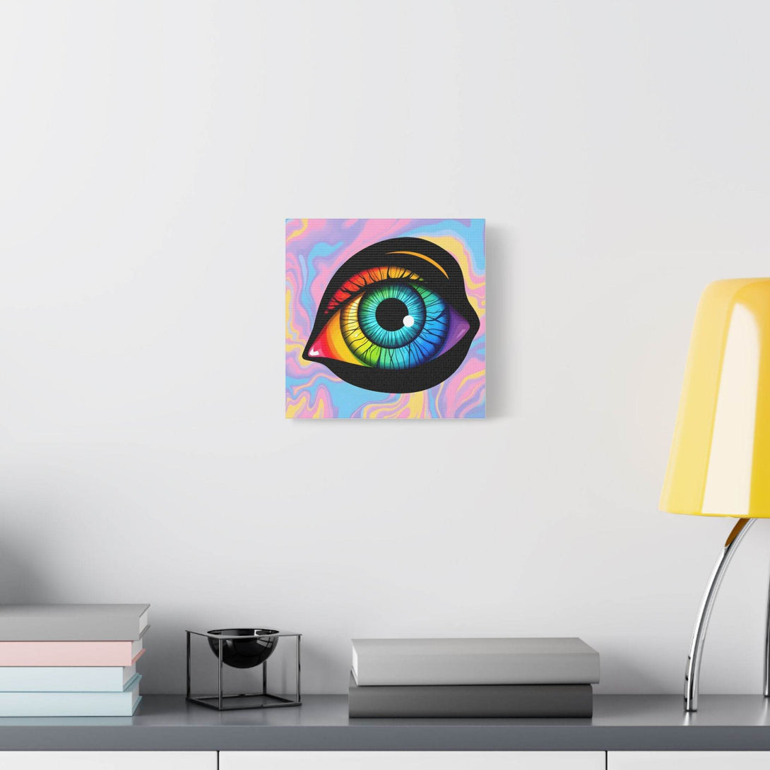 PsEyeFlow 4 - Chromatic Vision. (Satin Canvas, Stretched) - Highdellic
