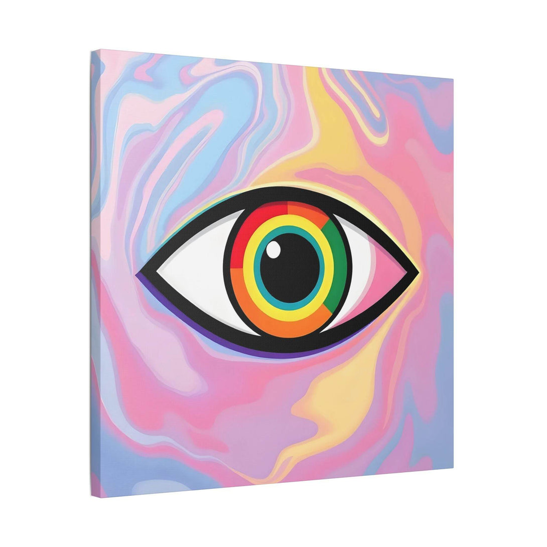 PsEyeFlow #6 - Vortex Vision. (Satin Canvas, Stretched) - Highdellic