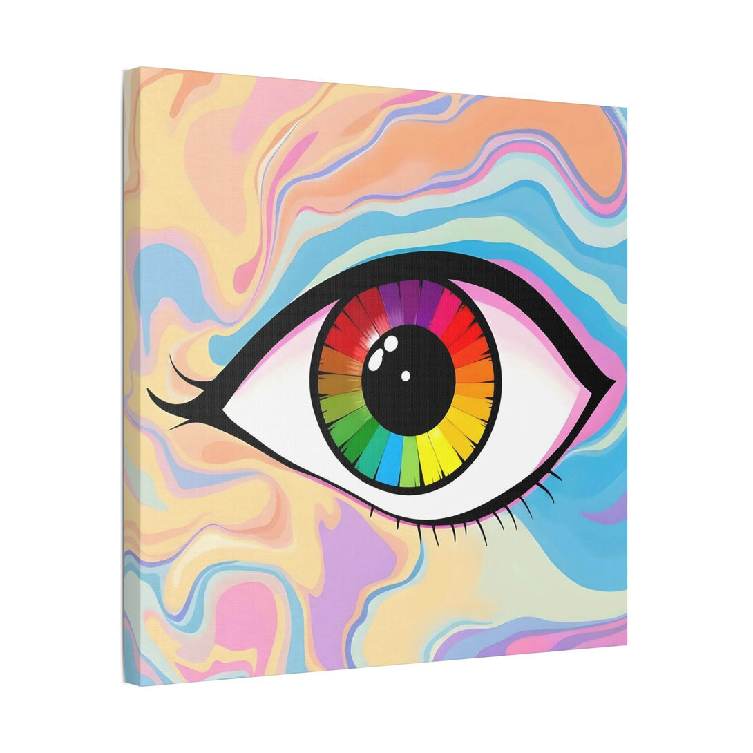 PsEyeFlow #1 – Prism Vision. (Satin Canvas, Stretched) - Highdellic