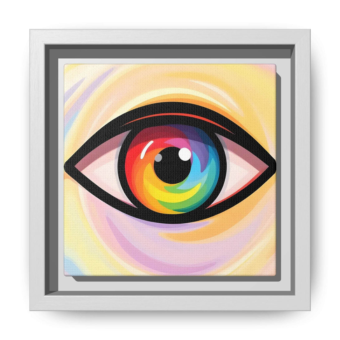 PsEyeFlow #18 - Ethereal Visionb. ( Colorful Framed Matte Canvas Decor ) - Highdellic