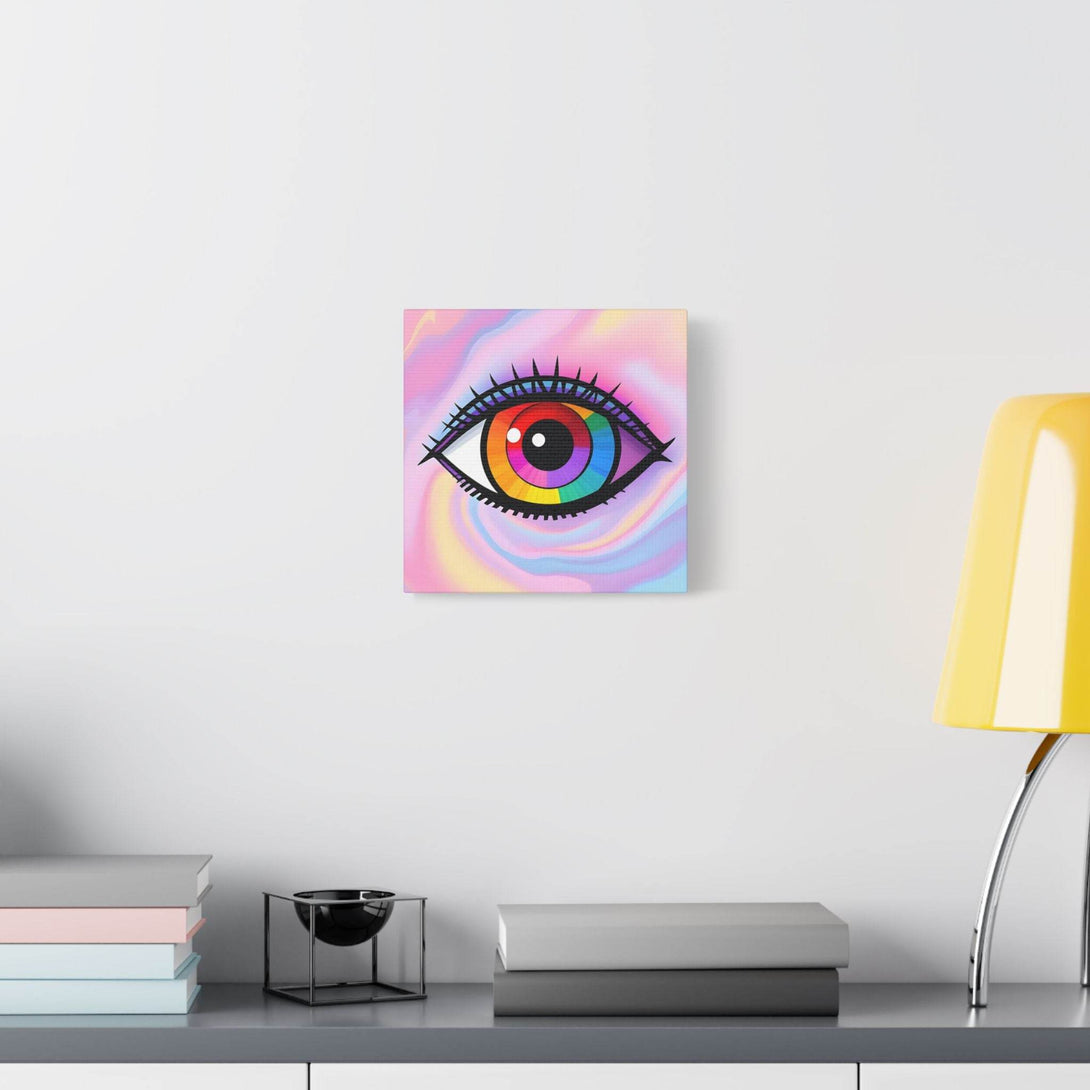PsEyeFlow #11 - Spectrum Awakening. (Satin Canvas, Stretched) - Highdellic