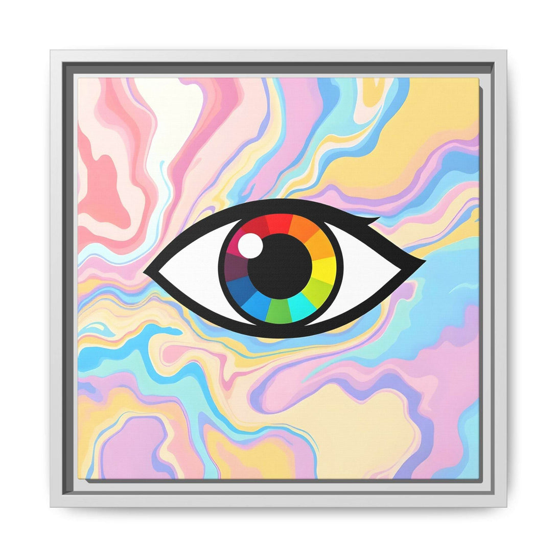 PsEyeFlow #30 - Spectrum Vision (Matte Canvas, Framed (Multi-color)) - Highdellic