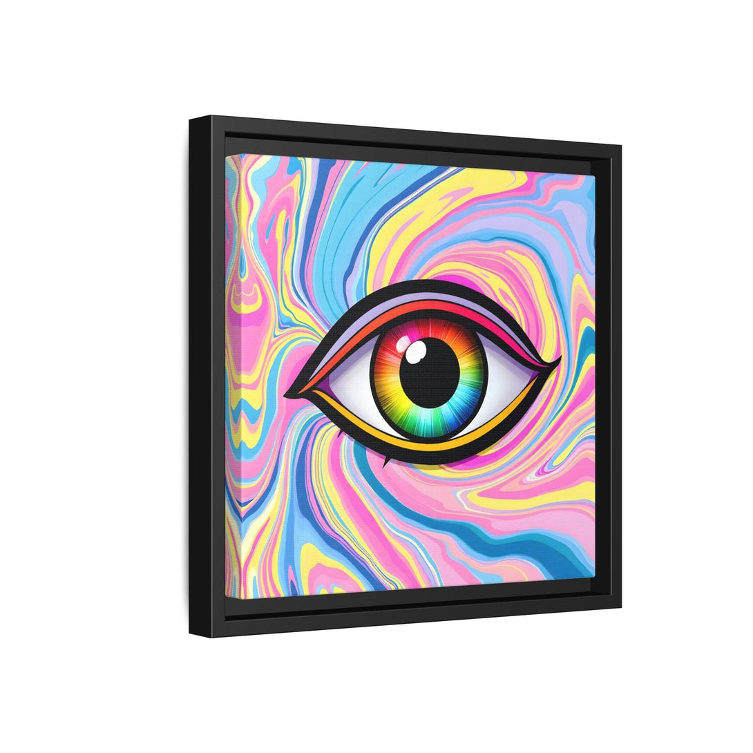 PsEyeFlow #31 - The Kaleidosoul on Framed Matte Canvas - Highdellic