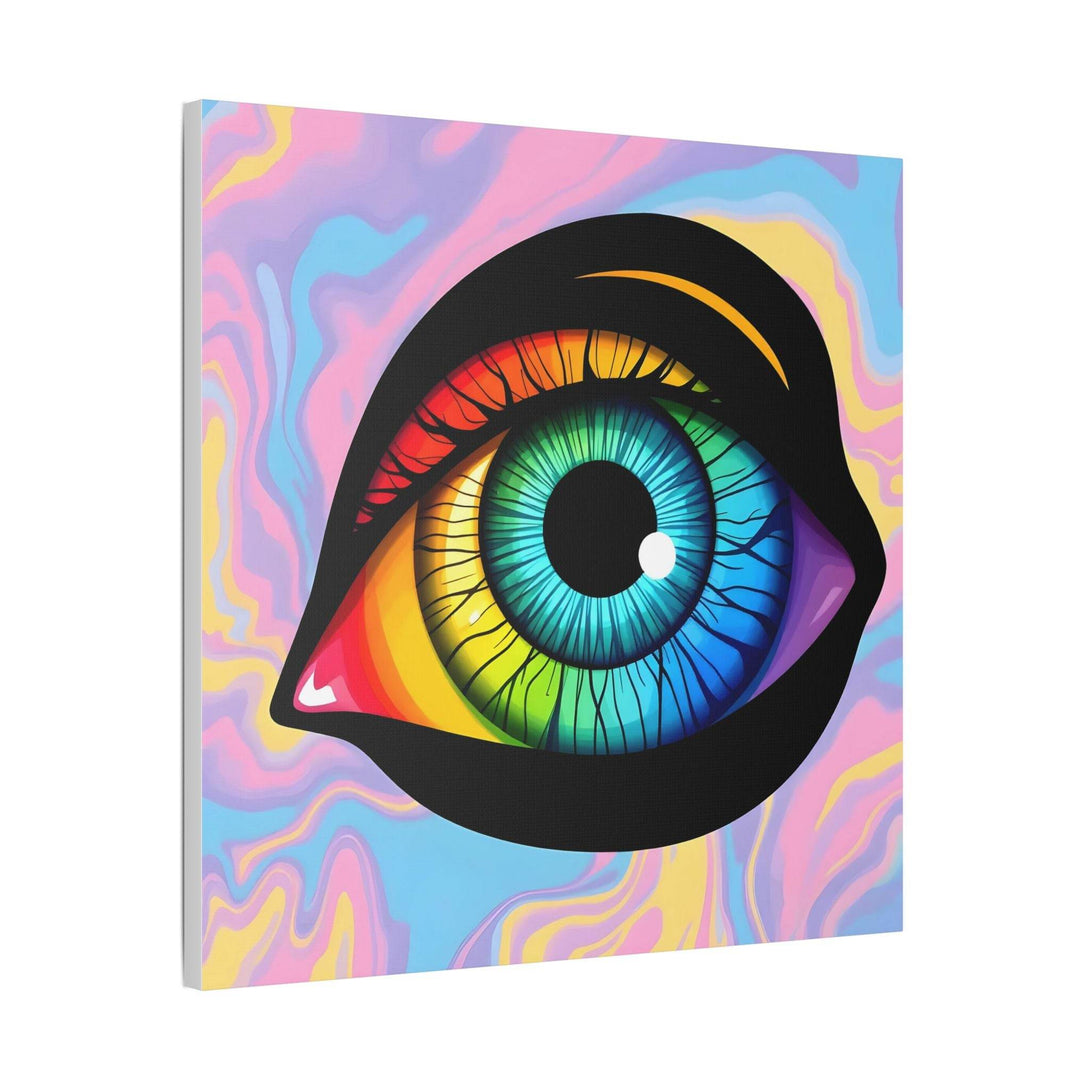 PsEyeFlow 4 - Chromatic Vision. (Satin Canvas, Stretched) - Highdellic