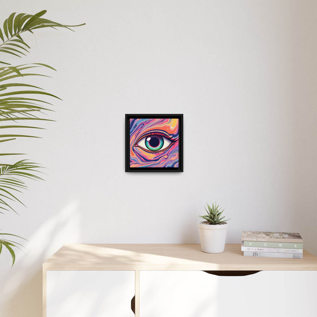 PsEyeFlow #26 - Vivid Echo - (Matte Canvas, Framed (Multi-color)) - Highdellic