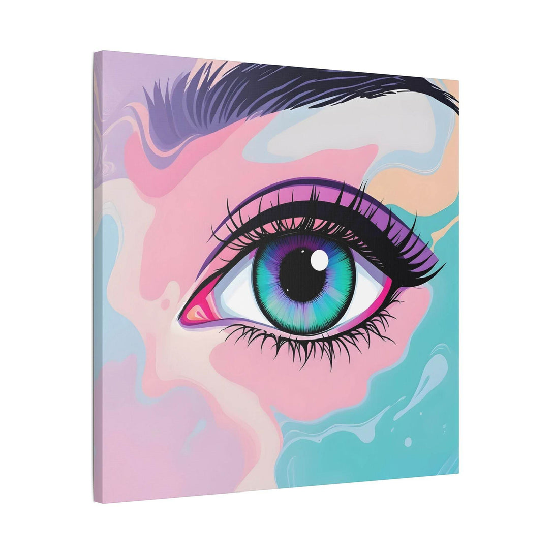 PsEyeFlow #2 – Lucid Gaze. (Satin Canvas, Stretched) - Highdellic