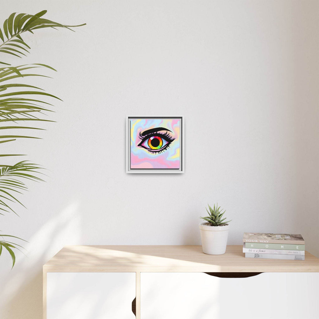 PsEyeFlow #35 - Spectrum Sentinel on Framed Matte Canvas (multi colour) - Highdellic