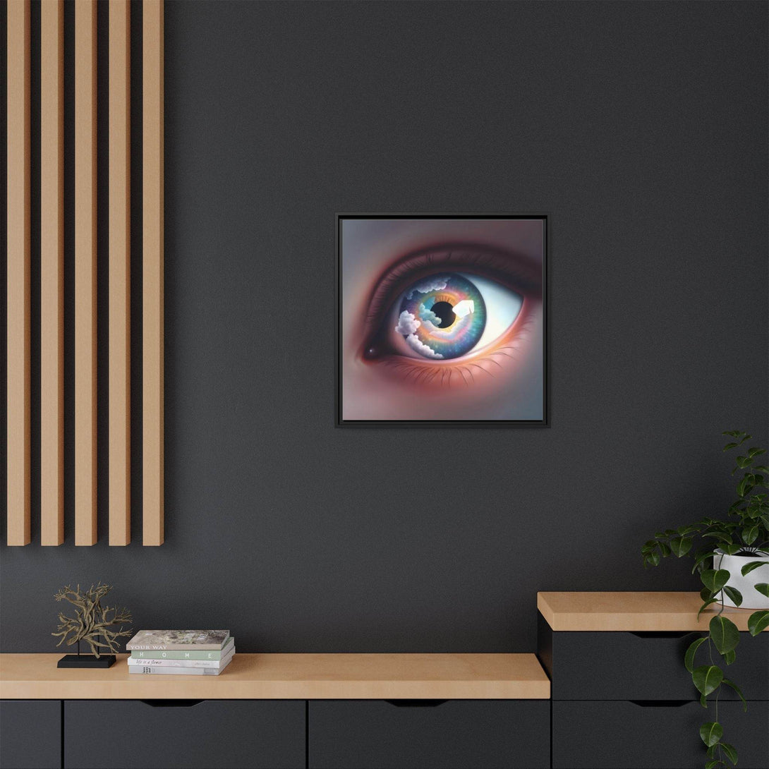 PsEyeDream #2 - Celestial Vision on Framed Matte Canvas - Highdellic