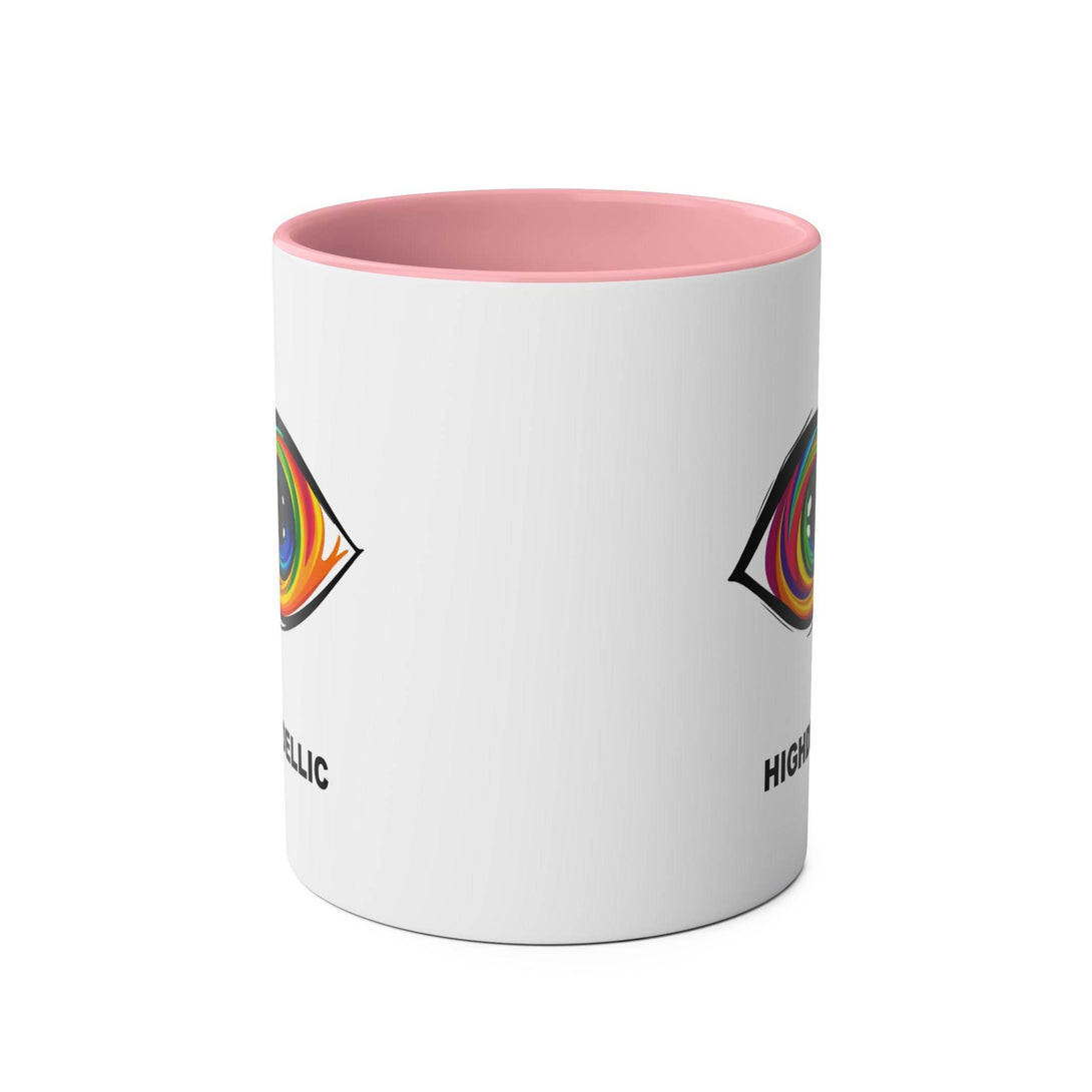Highdellic PsEyeGo 1 on Vibrant Two-Tone 11oz Coffee Mug, - Highdellic