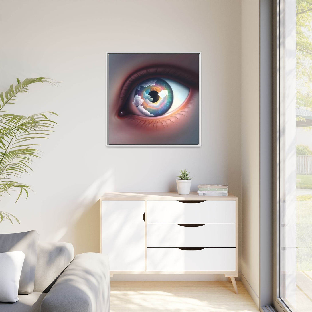 PsEyeDream #2 - Celestial Vision on Framed Matte Canvas - Highdellic