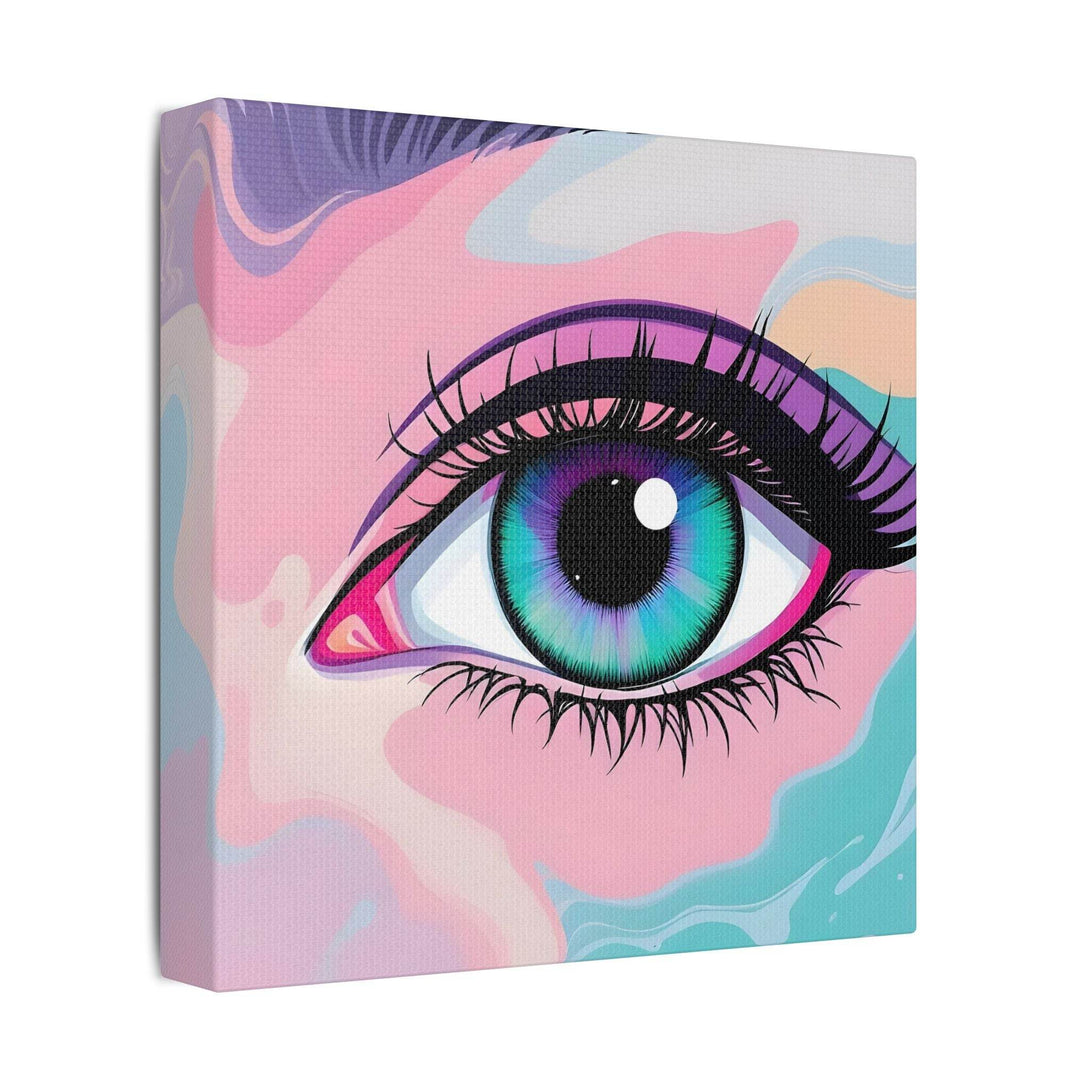 PsEyeFlow #2 – Lucid Gaze. (Satin Canvas, Stretched) - Highdellic