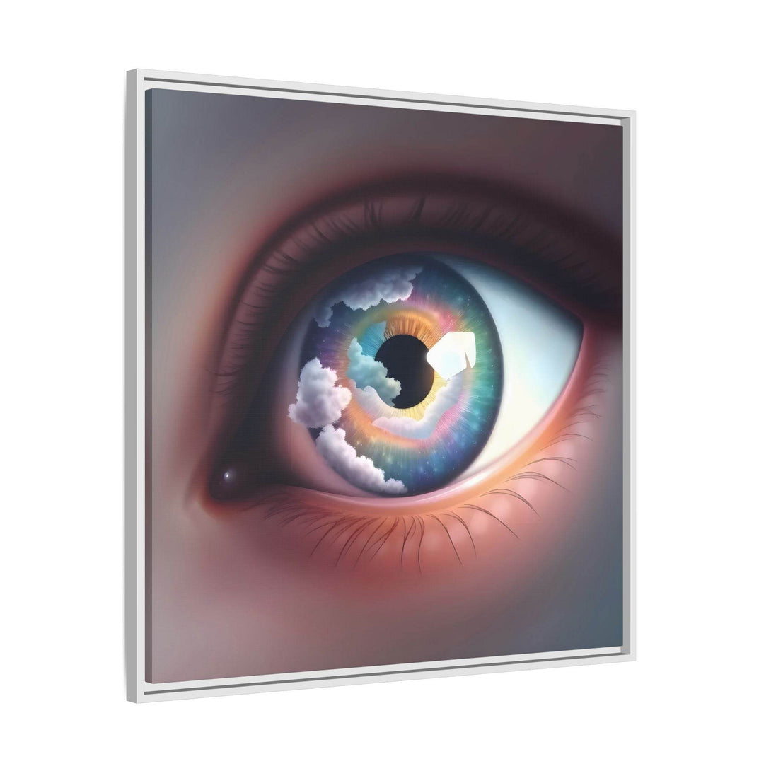 PsEyeDream #2 - Celestial Vision on Framed Matte Canvas - Highdellic