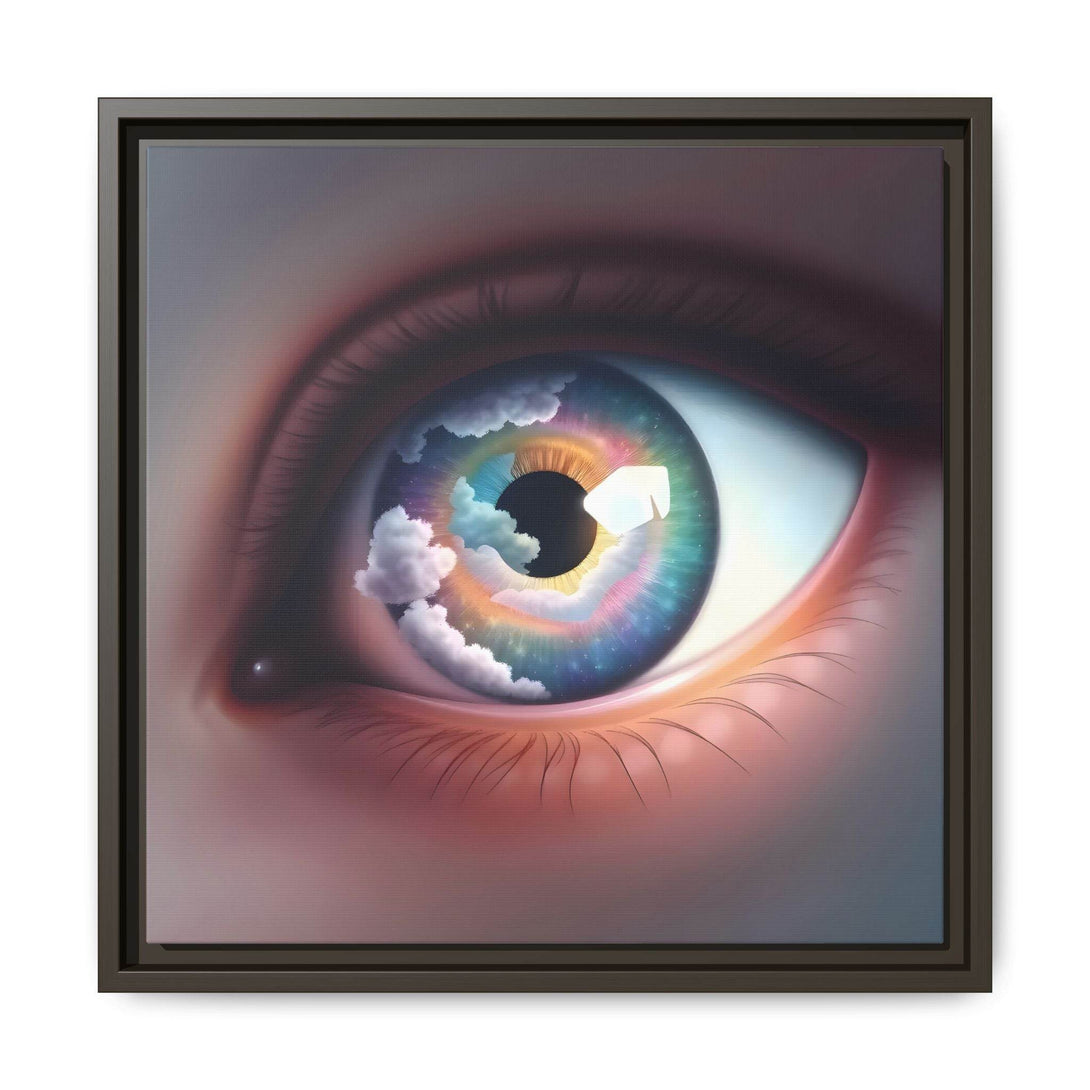 PsEyeDream #2 - Celestial Vision on Framed Matte Canvas - Highdellic