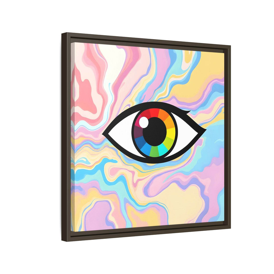 PsEyeFlow #30 - Spectrum Vision (Matte Canvas, Framed (Multi-color)) - Highdellic