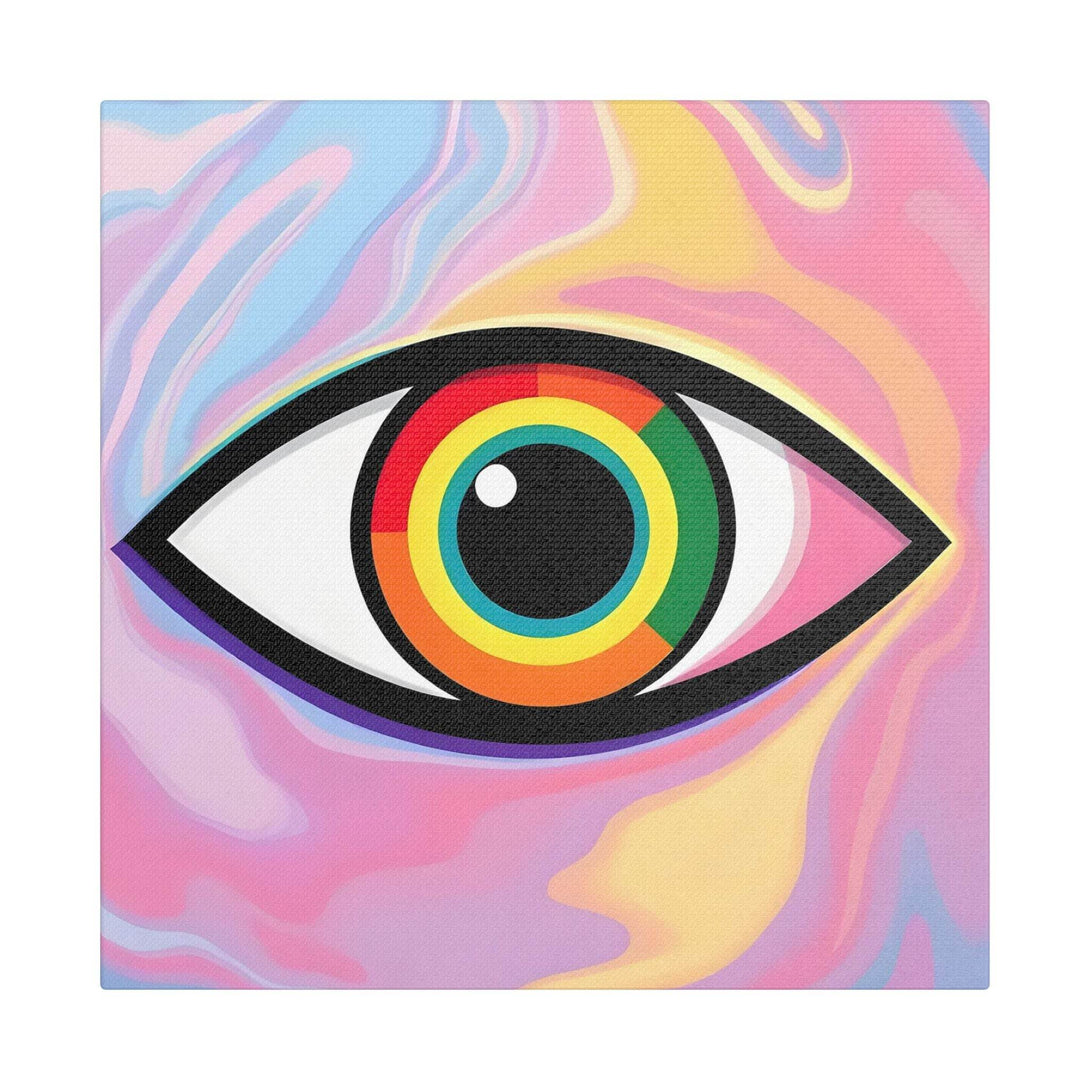PsEyeFlow #6 - Vortex Vision. (Satin Canvas, Stretched) - Highdellic