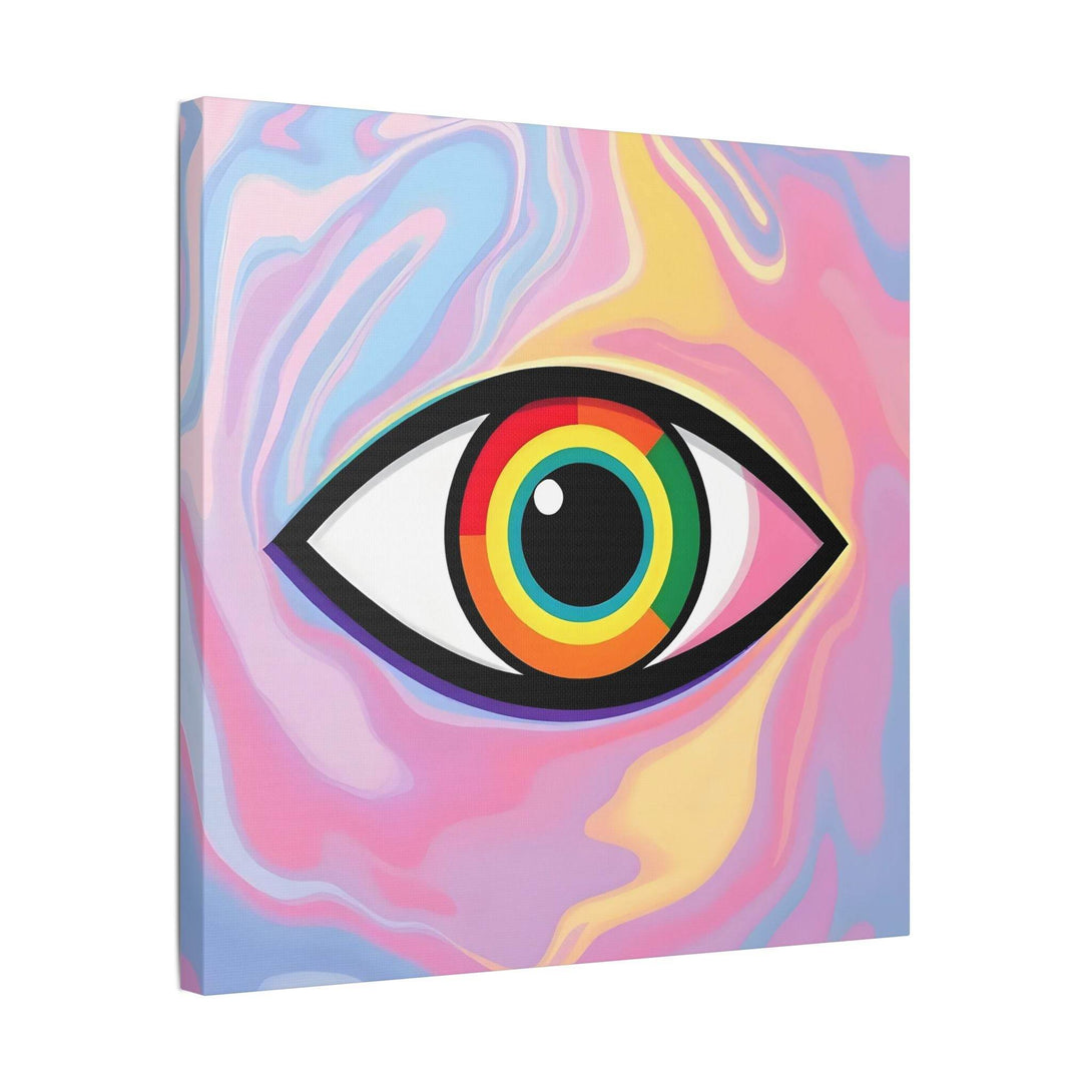 PsEyeFlow #6 - Vortex Vision. (Satin Canvas, Stretched) - Highdellic