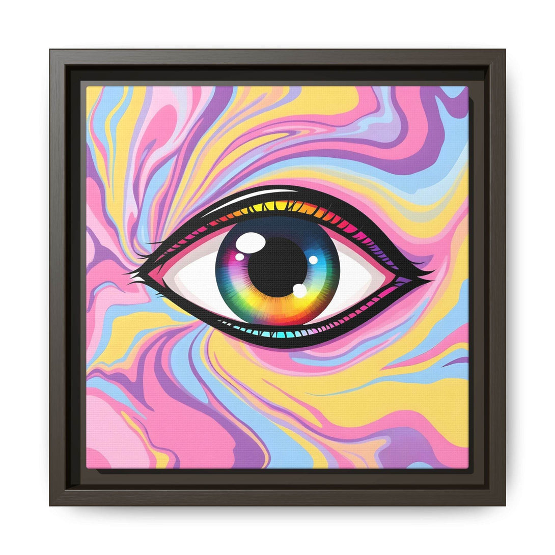 PsEyeFlow #29 - Spectrum Gaze.b (Matte Canvas, Framed (Multi-color)) - Highdellic