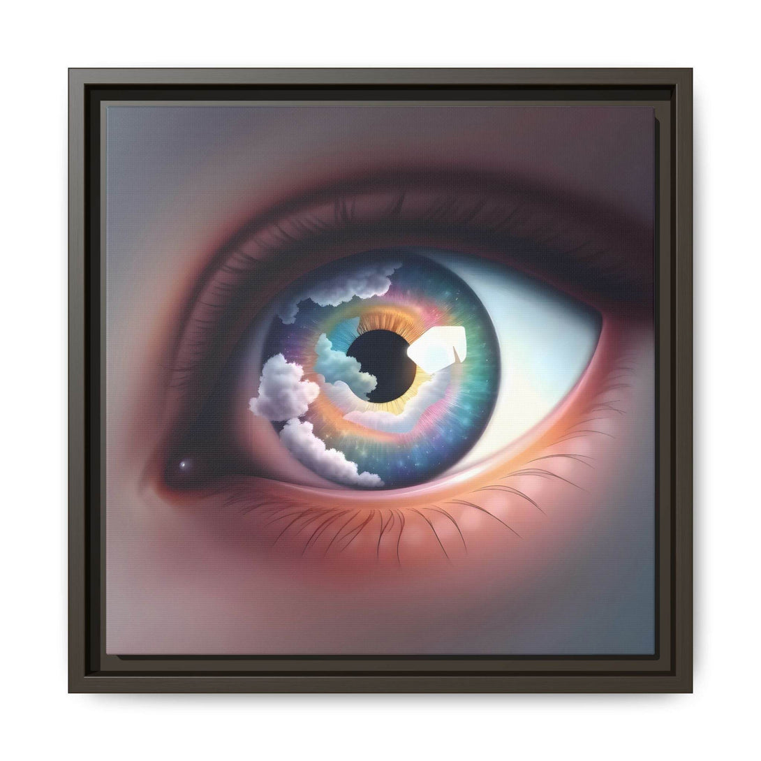 PsEyeDream #2 - Celestial Vision on Framed Matte Canvas - Highdellic