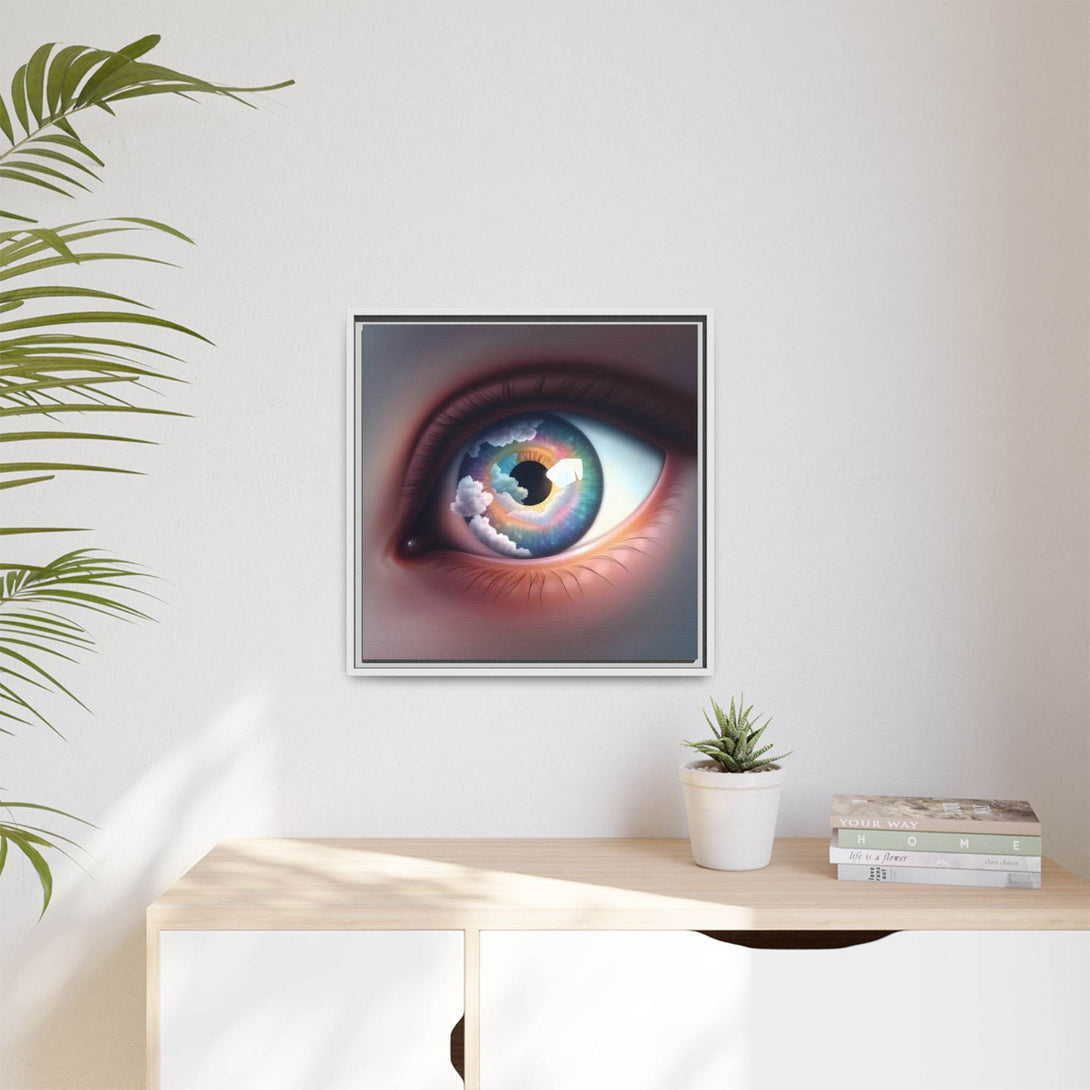 PsEyeDream #2 - Celestial Vision on Framed Matte Canvas - Highdellic