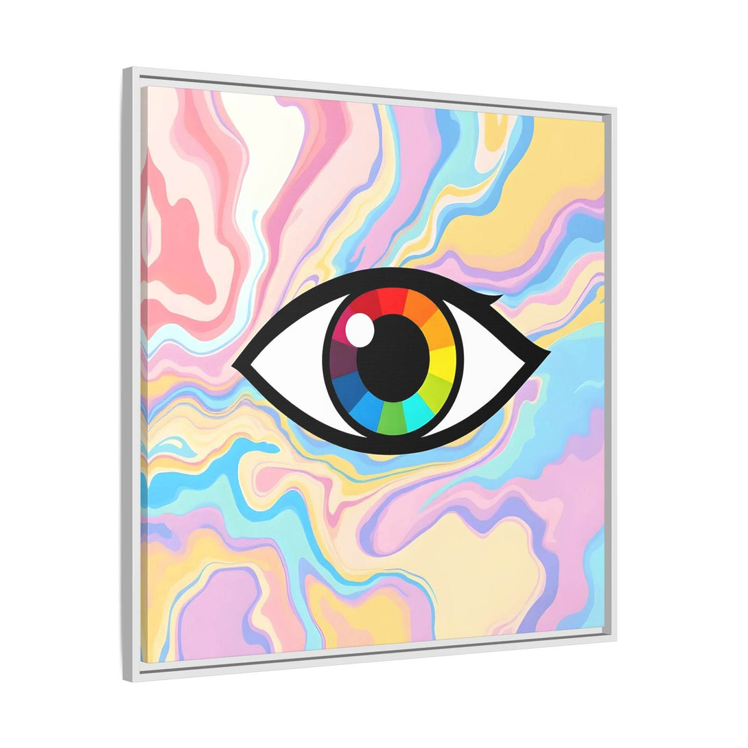 PsEyeFlow #30 - Spectrum Vision (Matte Canvas, Framed (Multi-color)) - Highdellic