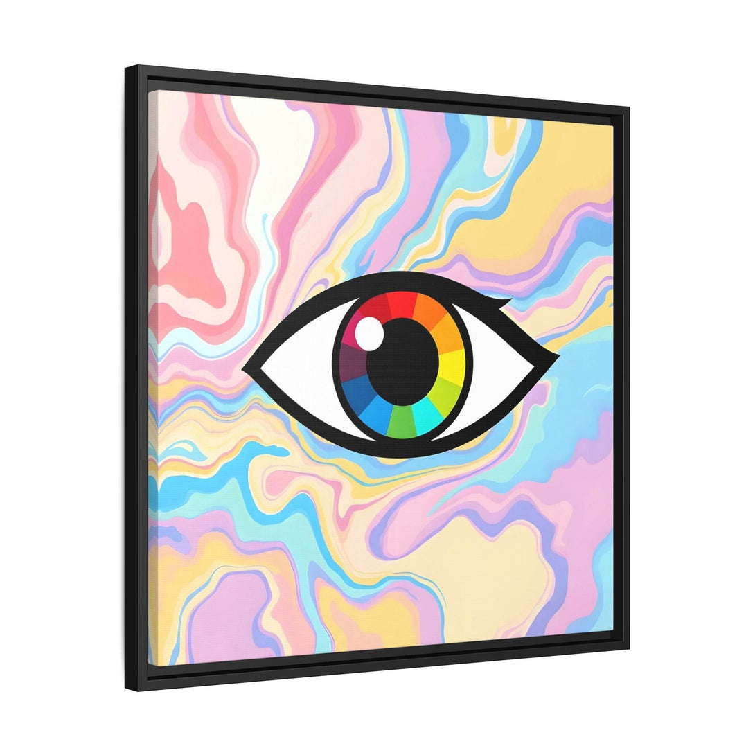 PsEyeFlow #30 - Spectrum Vision (Matte Canvas, Framed (Multi-color)) - Highdellic