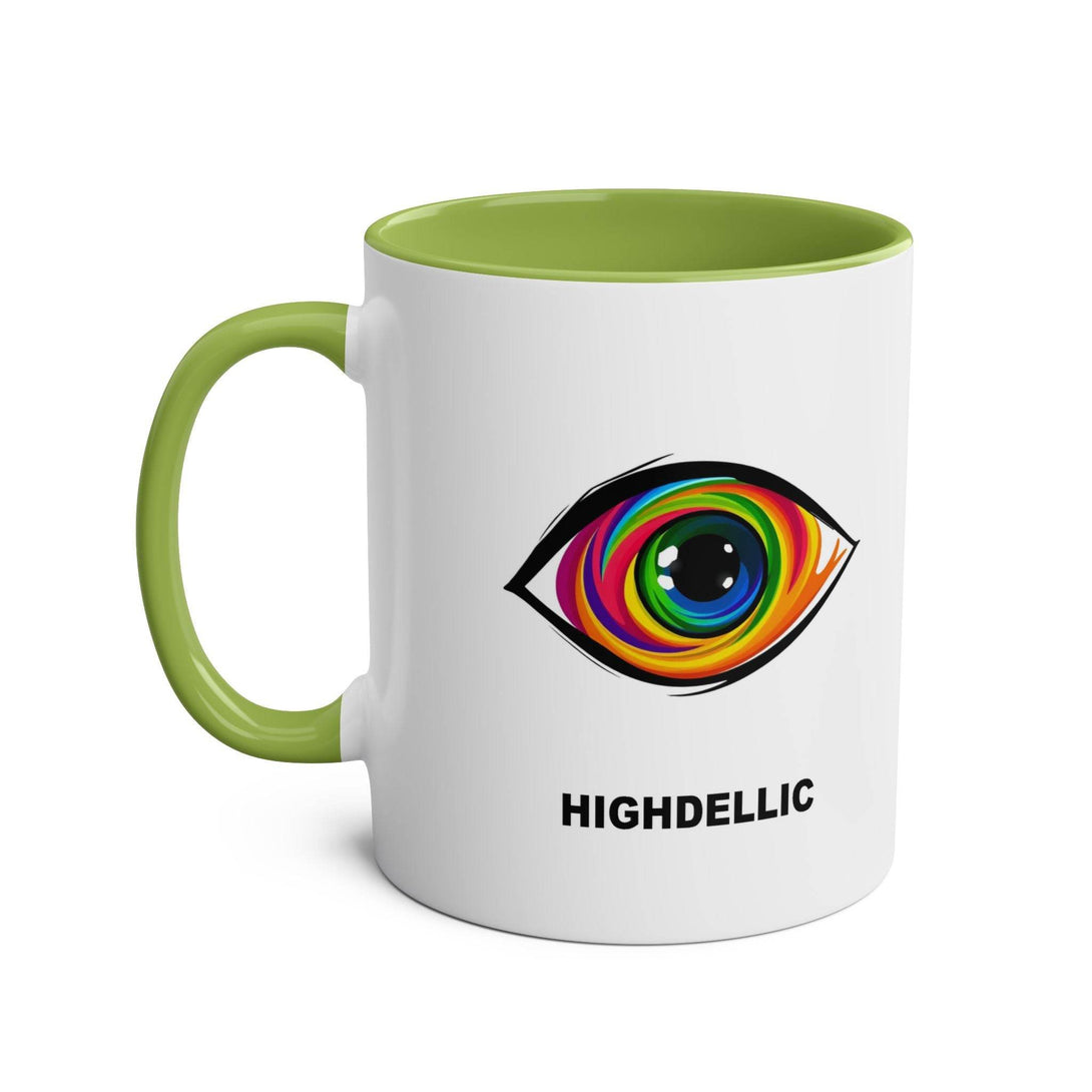 Highdellic PsEyeGo 1 on Vibrant Two-Tone 11oz Coffee Mug, - Highdellic