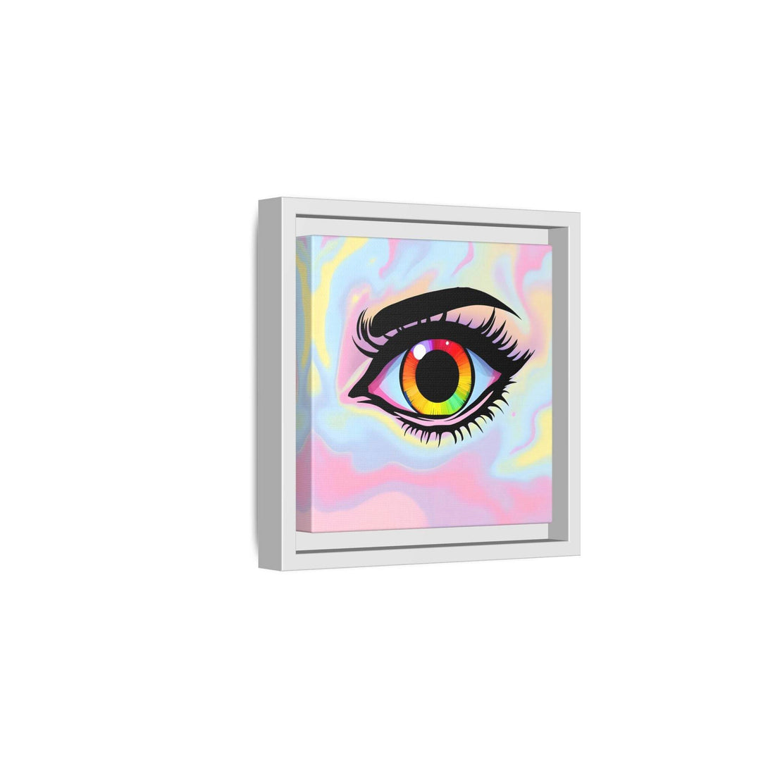 PsEyeFlow #35 - Spectrum Sentinel on Framed Matte Canvas (multi colour) - Highdellic