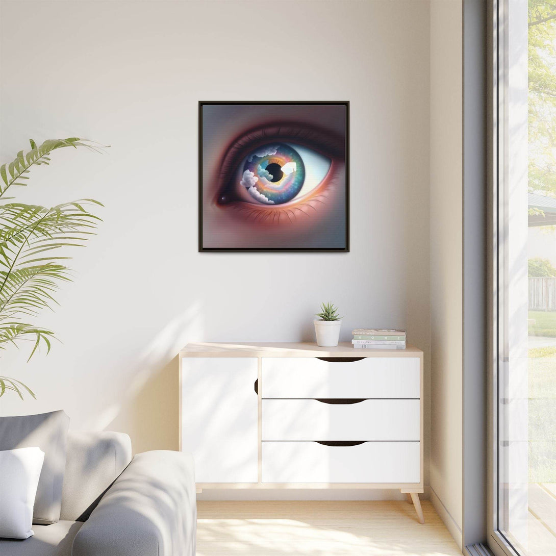 PsEyeDream #2 - Celestial Vision on Framed Matte Canvas - Highdellic